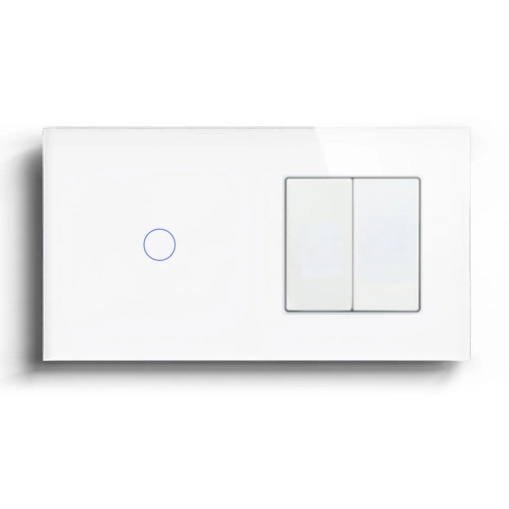 BSEED Produktanpassung Bseed WLAN-Schalter 1 Fach mit doppelter Blindtaste