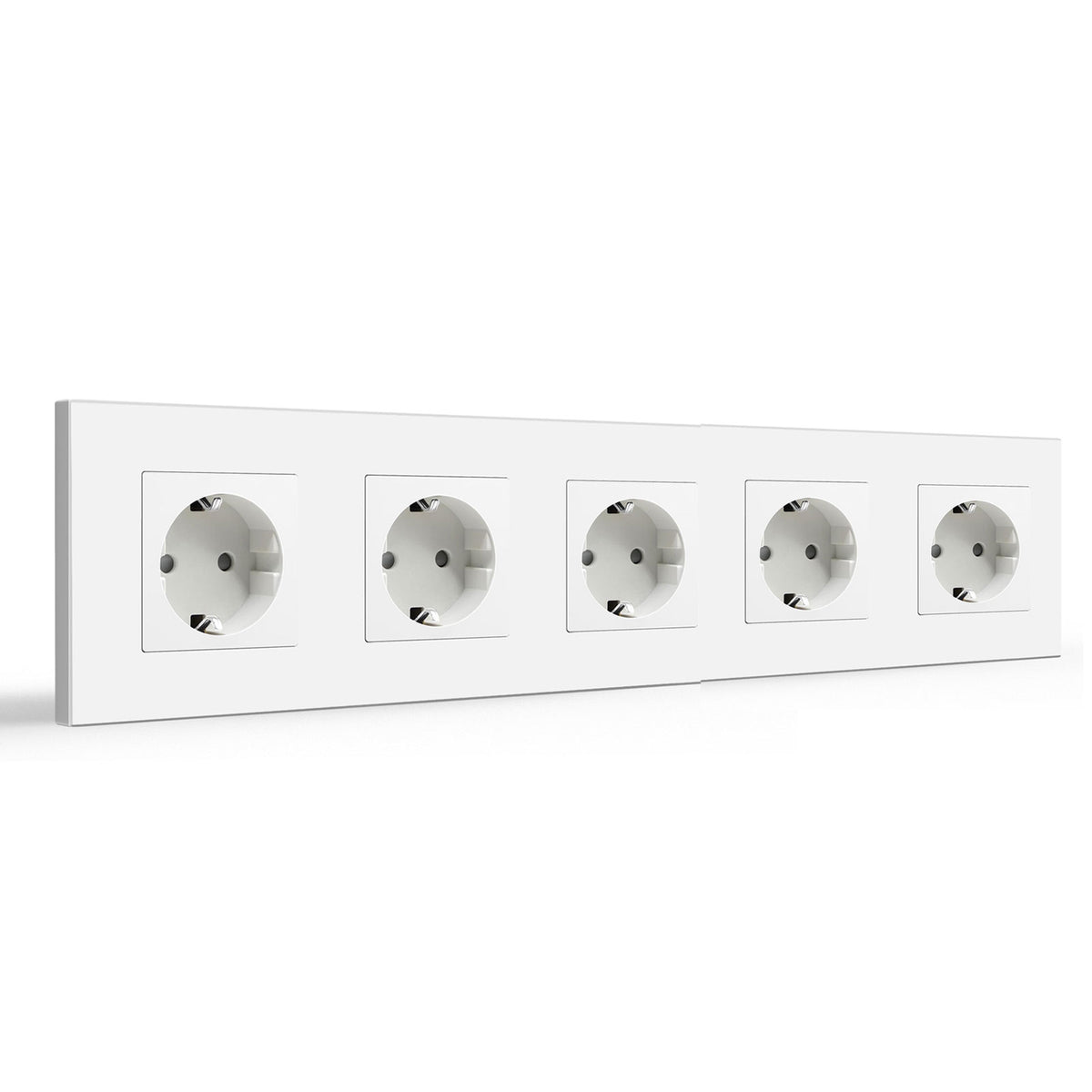 BSEED EU Wall Sockets Power Outlets Glass Panel 16A