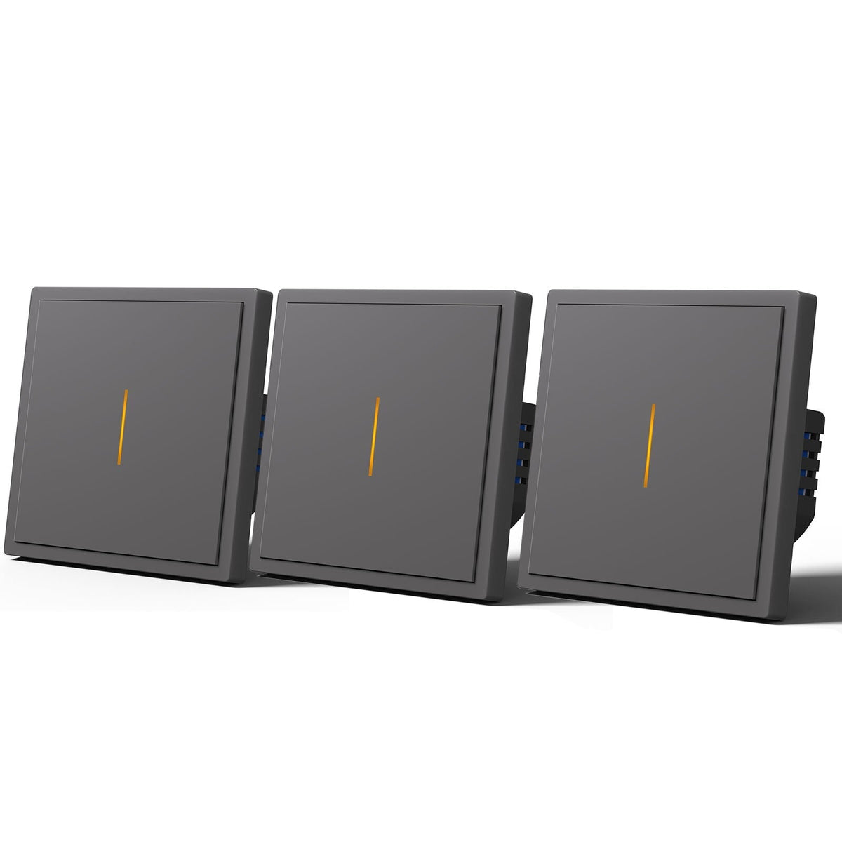 BSEED Scale Series Smart Wifi Light Switch 1 Gang (With Neutral) Light Switches Bseedswitch Grey 3 PCS/Pack