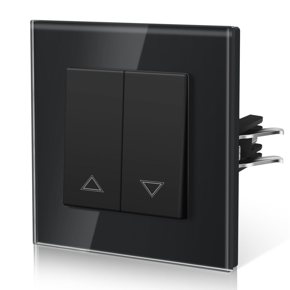 BSEED Mechanical Curtain Switch Wall Blind Switch Glass Panel Automatic rebound Switch Shutters Bseed official Black