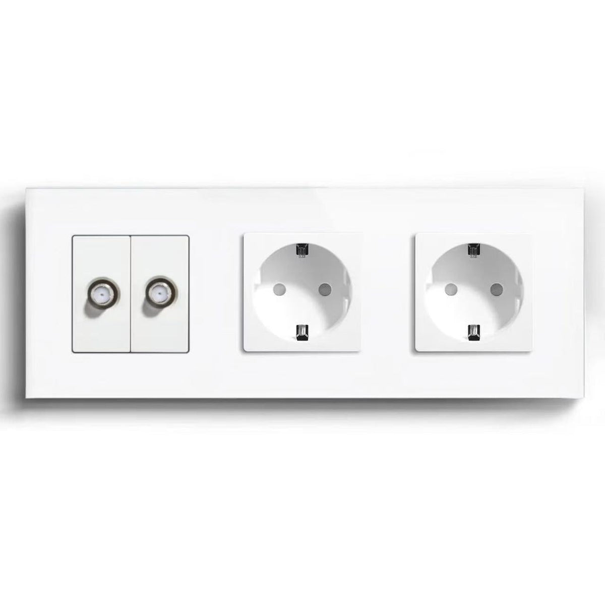 BSEED Product Customization Bseedswitch double satellite socket with double eu socket