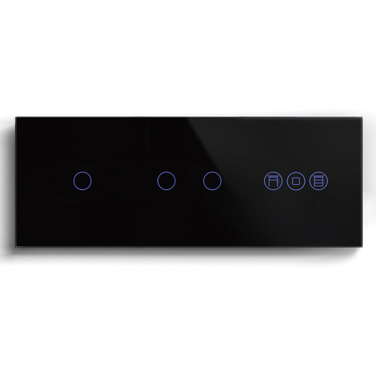 BSEED Zigbee 1/2/3 Gang Light Switches with Roller Shutter blind Switch Light Switches Bseedswitch Black 1 Gang+2Gang+Shutter