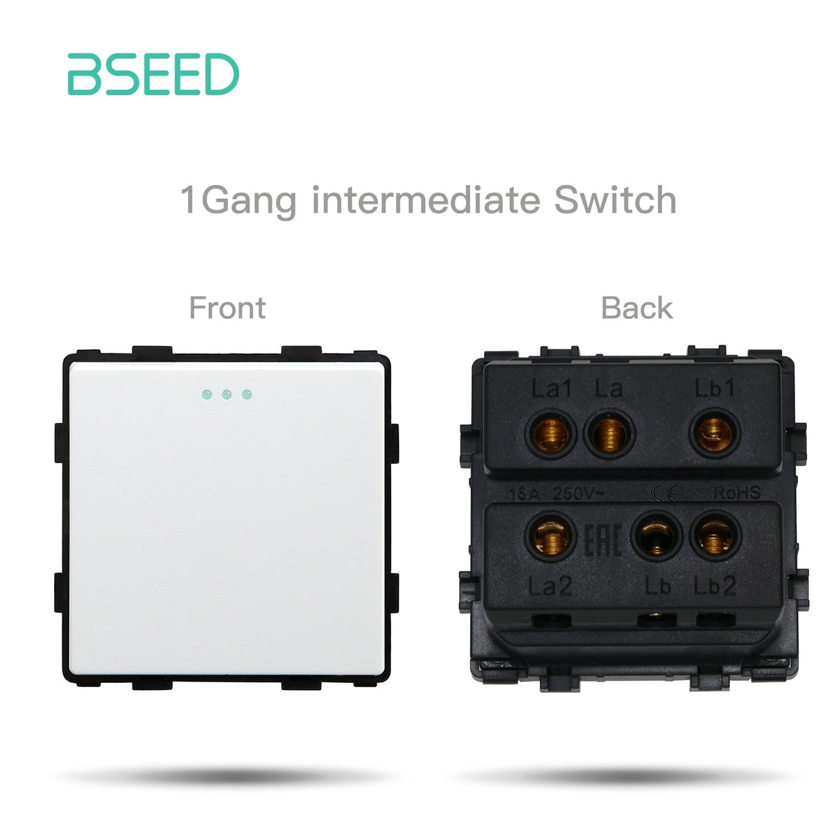 Bseed Crystal Glass Frames Socket Frame USB RJ45 Socket TV Satellite Wall Plug Function Parts DIY Free Combination White Color Wall Jacks & Braces Bseedswitch mechanical switch 1gang 2.way