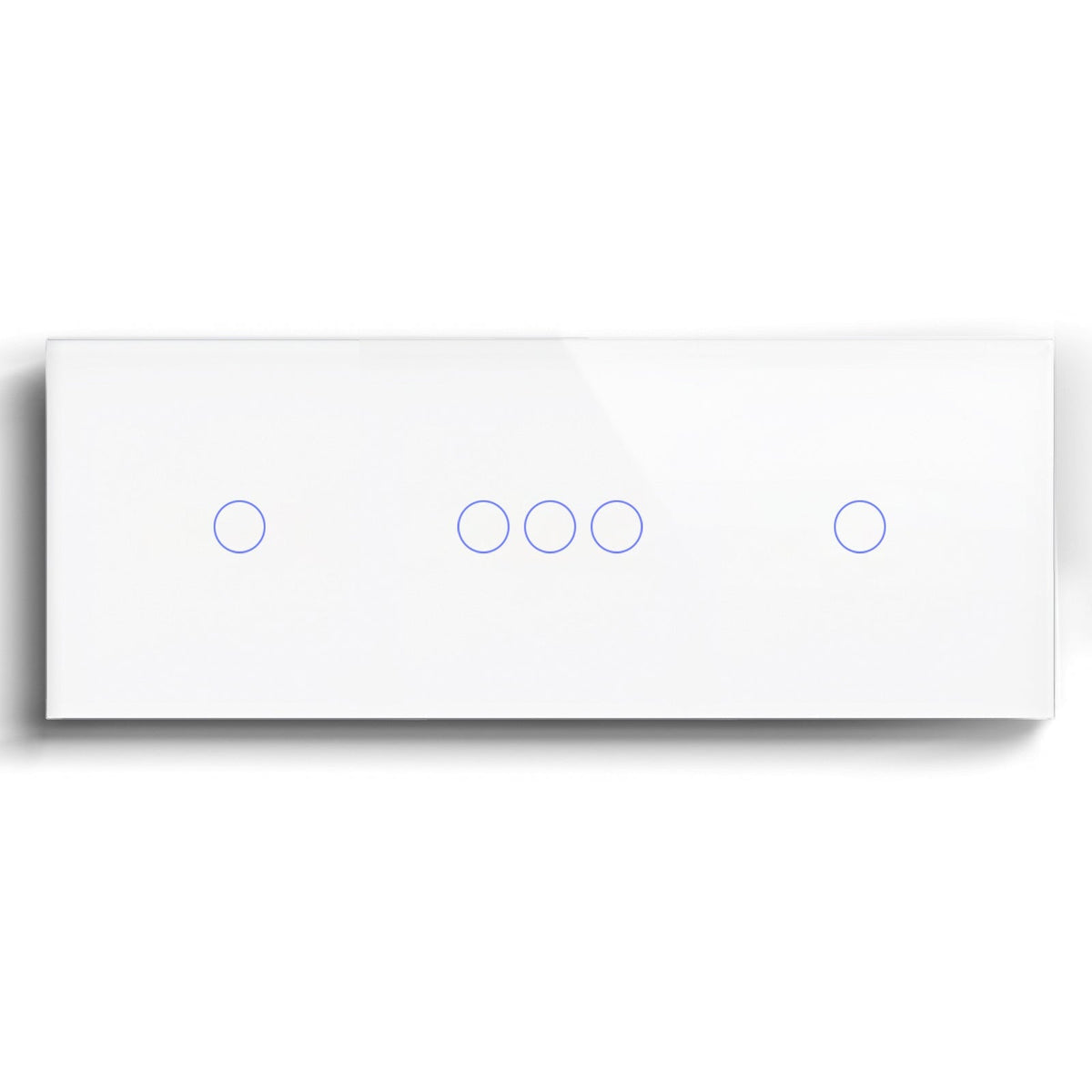 Bseed Smart Wifi Triple Light Switch (With Neutral) Light Switches Bseedswitch White 1 Gang+ 3 Gang + 1 Gang