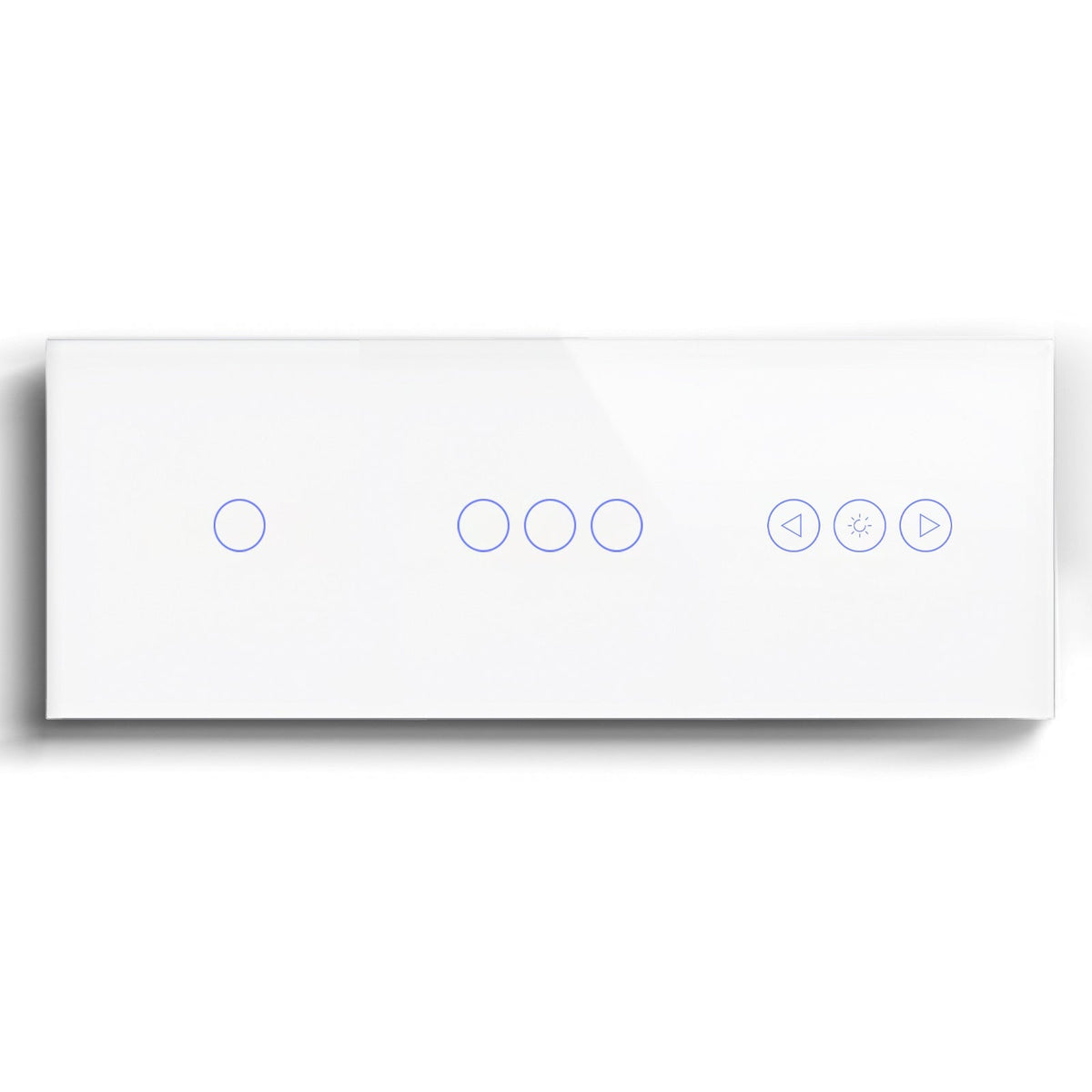 BSEED Double 1Gang zigbee Switch With zigbee dimmer Switch 228mm Light Switches Bseedswitch White 1Gang+3Gang+Dimmer Switch