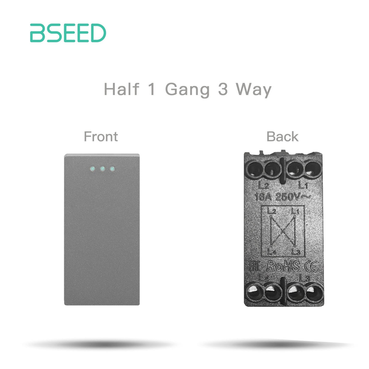 USB PC CAT5 ST Wall Plug Socket Outlets Socket Frame DIY Parts Free Combination socket Bseedswitch Grey 1 Gang 3 Way