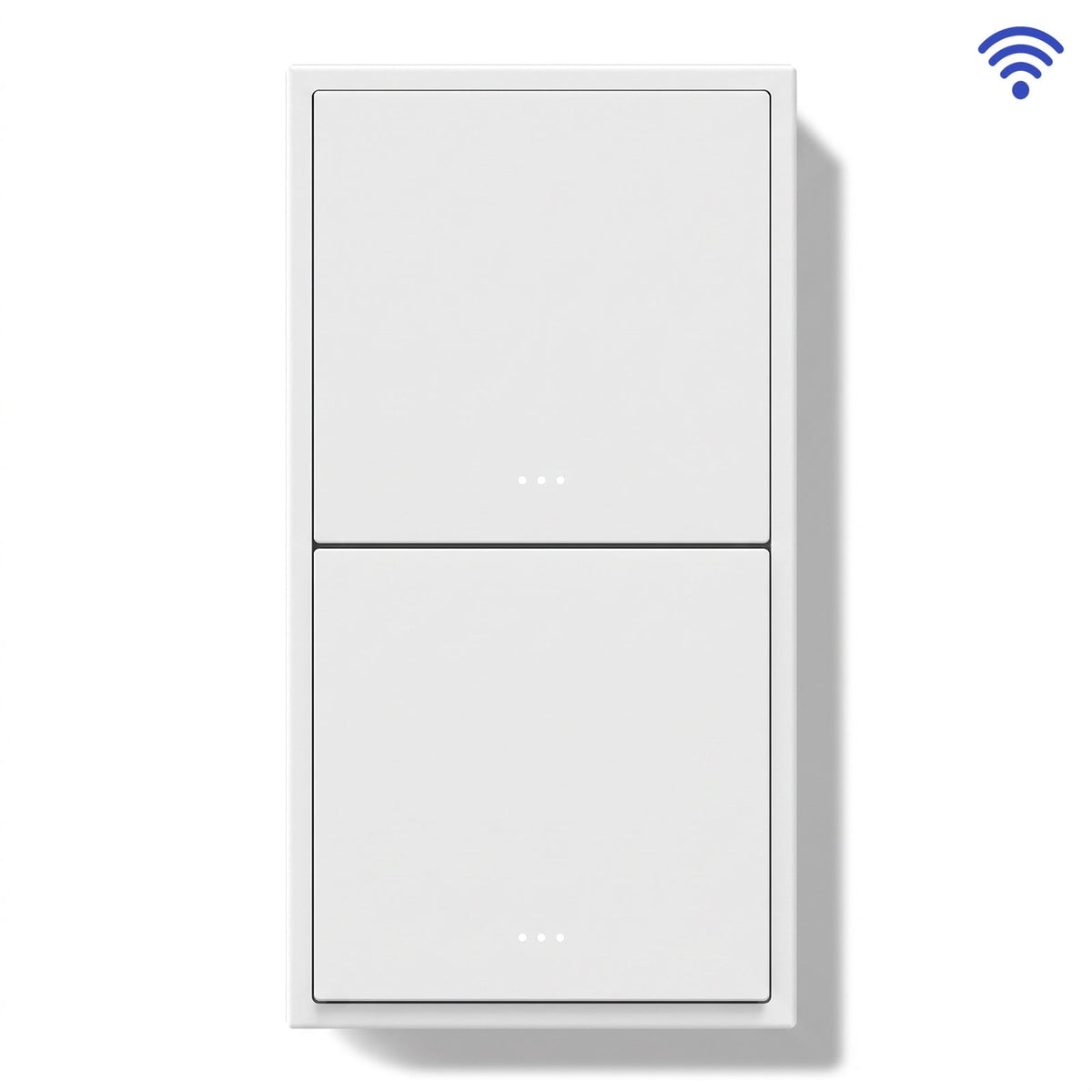 Interruptor de luz inteligente WiFi BSEED serie Gang (con neutro), interruptor de luz empotrado, interruptor doble, interruptores de luz, interruptor Bseed, blanco, 1 Gang