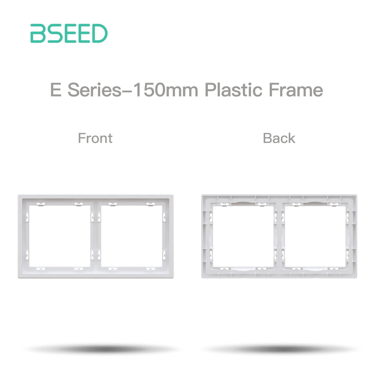 Grand Series DIY Part Customized free combinations Plastic Panels White Color Power Outlets & Sockets Bseedswitch 2 Slot Panel