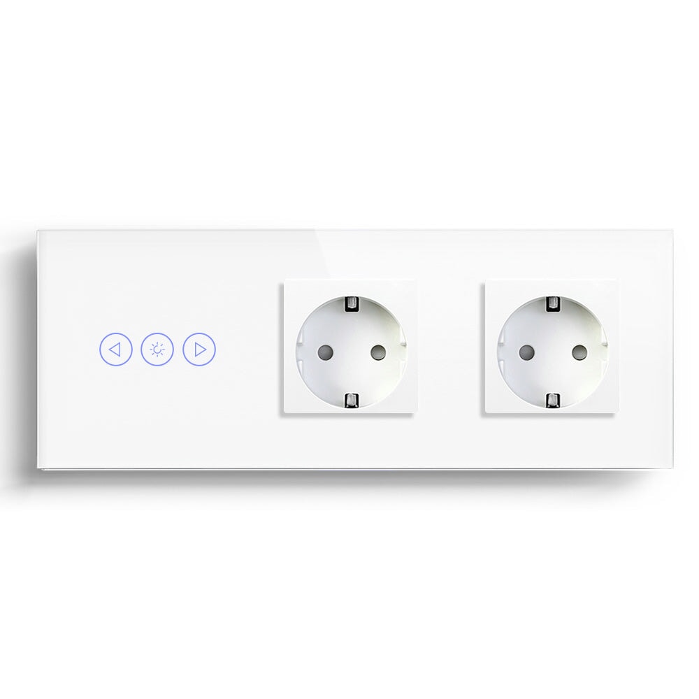Bseed Smart WiFi Dimmer Switches With Normal EU Standard Wall Sockets 228mm Light Switches Bseedswitch