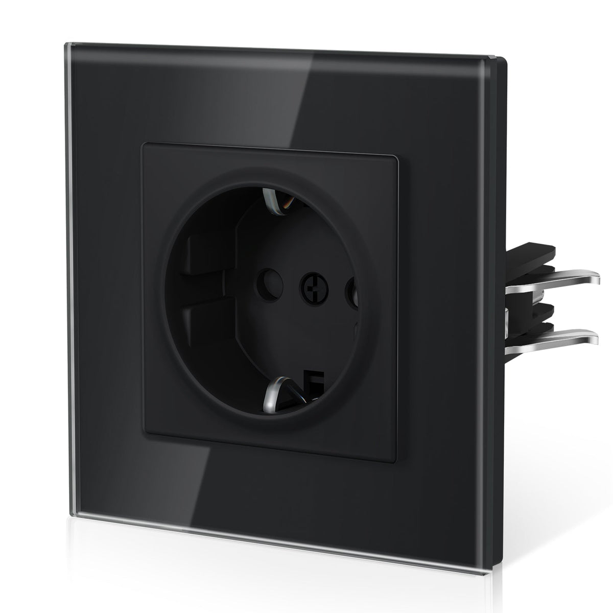 BSEED Heritage Series EU Wall Sockets with Claw Technology 16A Power Outlets & Sockets Bseedswitch Black Single