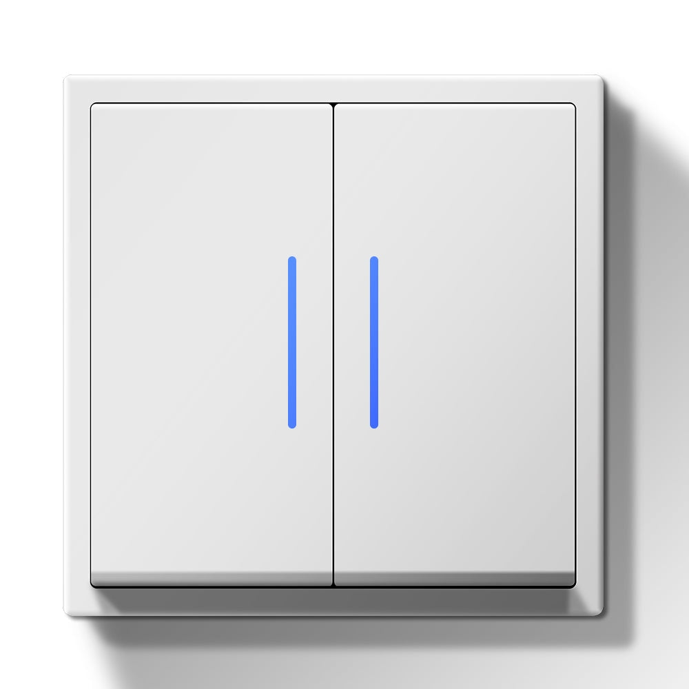 Bseed Narrow BorderLight Switch PC Panel White Claw Switch with LED Light Switches Bseedswitch