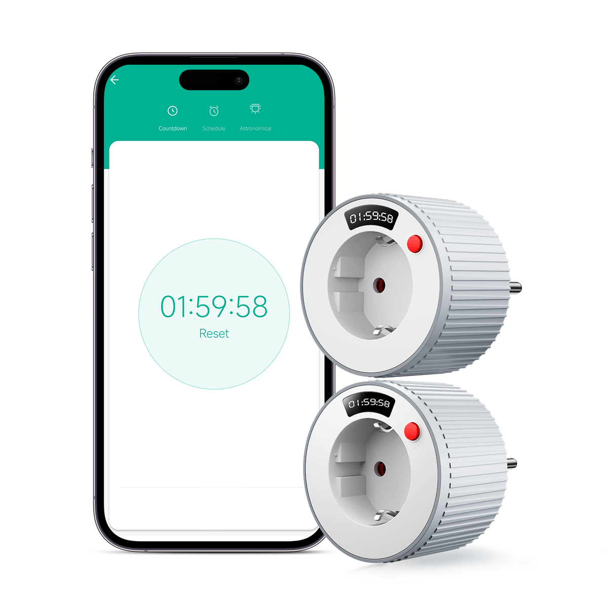 BSEED Smart Socket Plug Work With Alexa and Google Assistant Smart Wifi Outlet With Remote Control and Timer Power Outlets & Sockets Bseed official 2 PCS / Pack