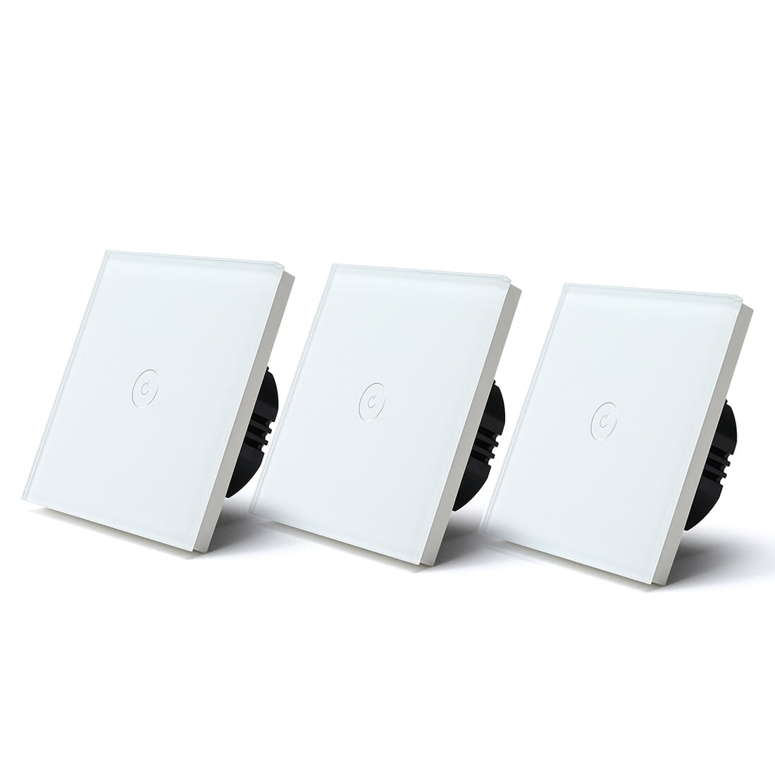Bseed Smart Wifi Light Switch 1 Gang (With Neutral) Light Switches Bseedswitch White 3Pcs/Pack
