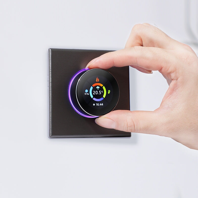 BSEED zigbee vloerverwarming-kamerthermostaatcontroller met draaiknop, thermostaten Bseedswitch