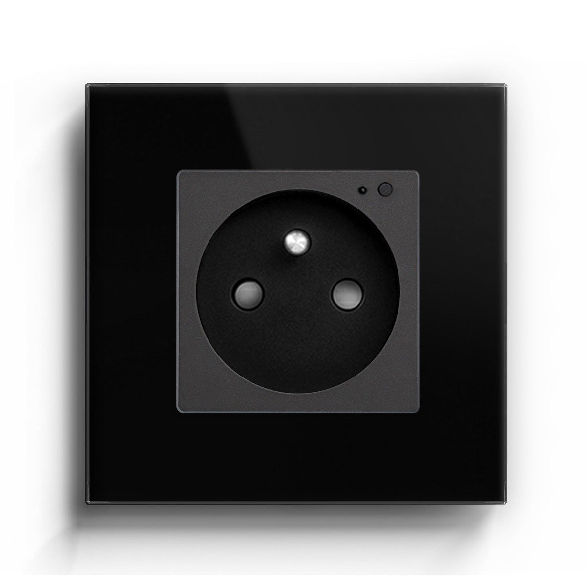 Bseed Wifi FR Standard Socket Wall Sockets With Energy Monitoring Power Outlets & Sockets Bseedswitch Black Single