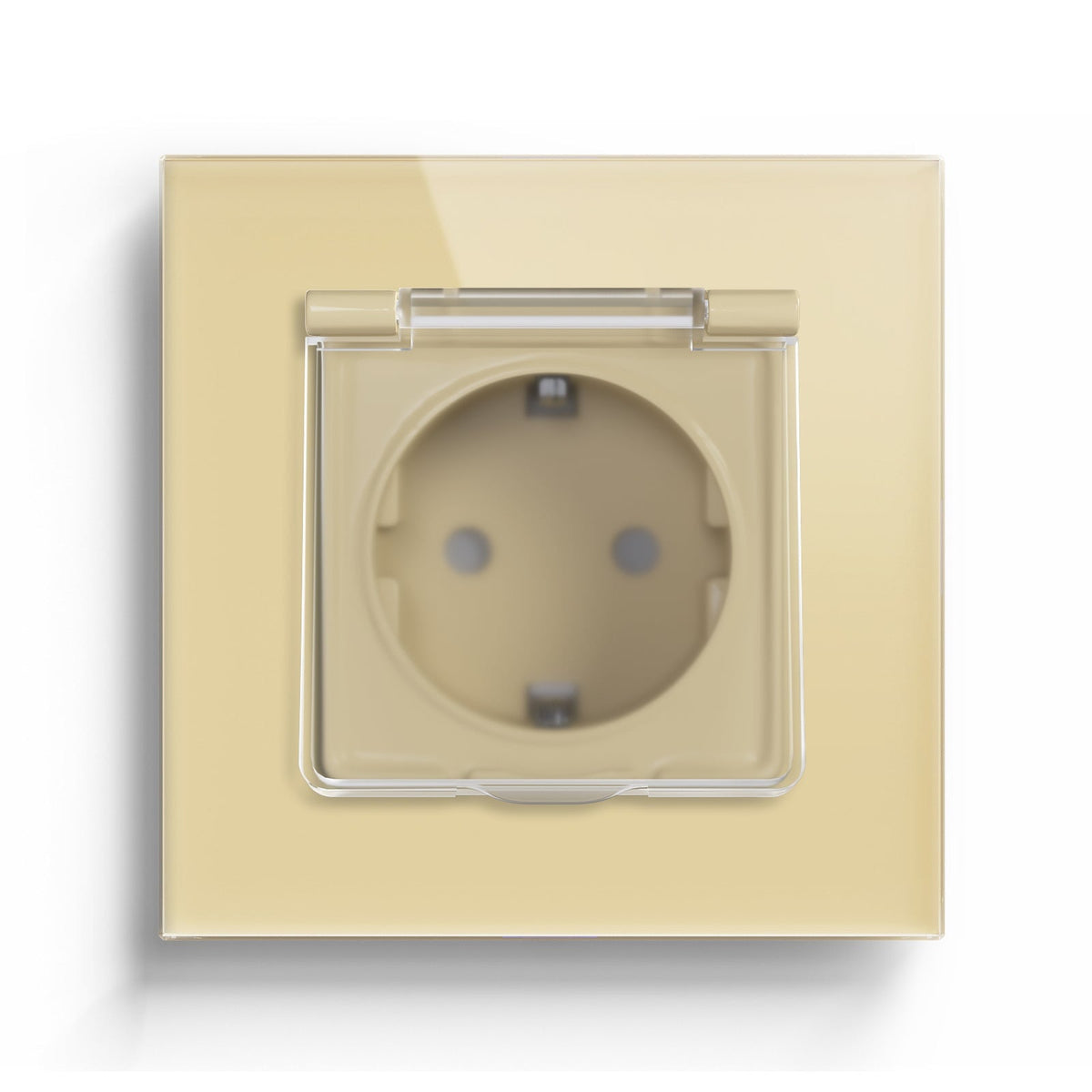 Bseed Waterproof Socket EU Standard Power Outlets & Sockets Bseedswitch Gold Single
