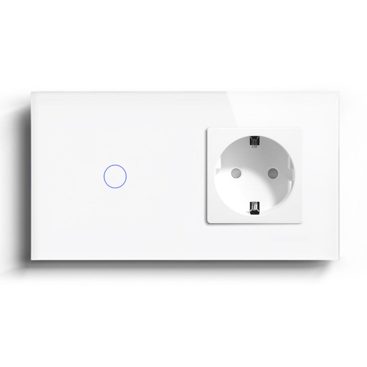 Bseed Zigbee 1/2/3 Gang Switch With Normal Socket Light Switches Bseedswitch White 1Gang