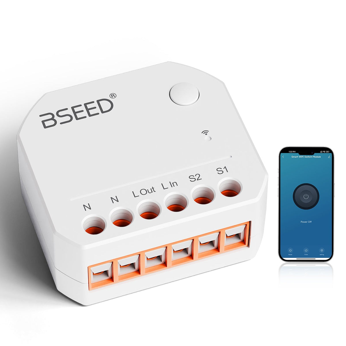 BSEED Smart WiFi Switch Module Work with Tuya Light Switches Bseedswitch