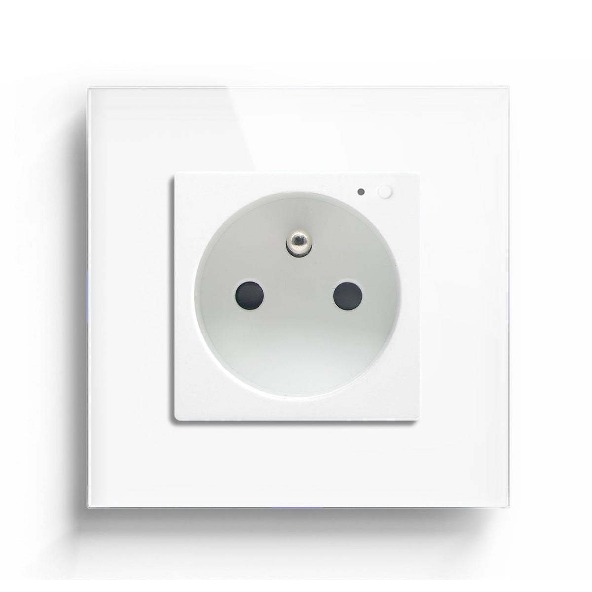 BSEED ZigBee FR Wall Sockets Power Outlets Kids Protection Wall Plates & Covers Bseedswitch white Single