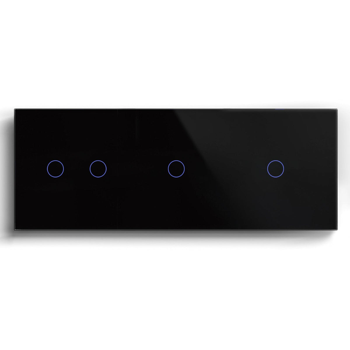 Bseed Smart Wifi Triple Light Switch (With Neutral) Light Switches Bseedswitch Black 2 Gang+ 1 Gang + 1 Gang