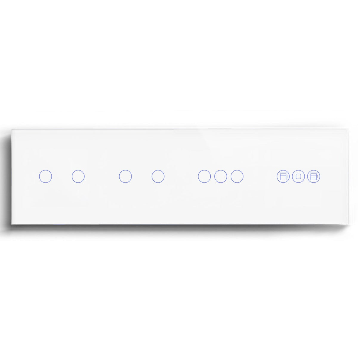 BSEED triple 1/2/3 Gang WiFi Switch With Roller Shutter Switch 299mm Light Switches Bseedswitch White 2Gang +2Gang+3Gang+Shutter Switch