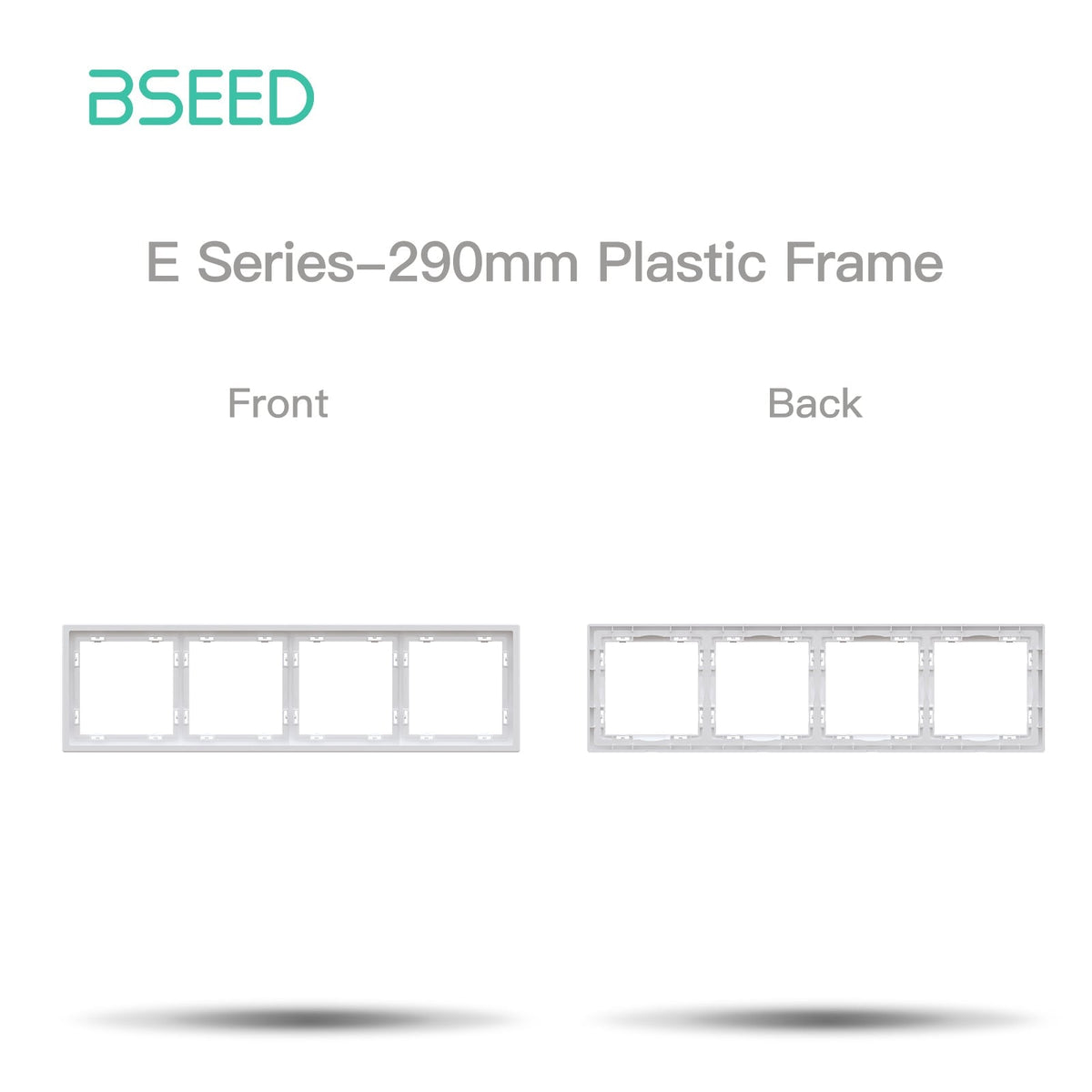Grand Series DIY Part Customized free combinations Plastic Panels White Color Power Outlets & Sockets Bseedswitch 4 Slot Panel