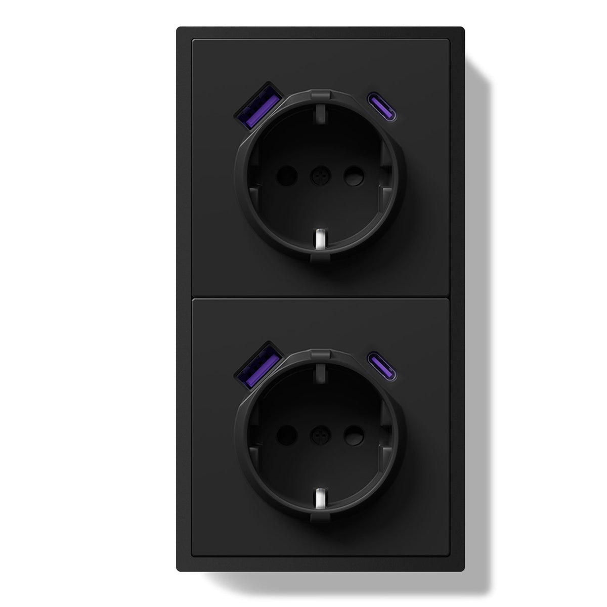 20W Eu Socket With USB&C With Clamping Technique Power Outlets & Sockets Bseedswitch