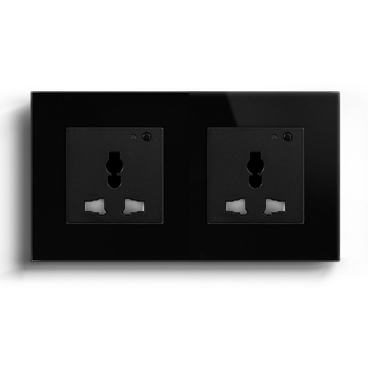 BSEED Smart WiFi Multi-Function Wall Sockets Power Outlets & Sockets Bseedswitch Black Double