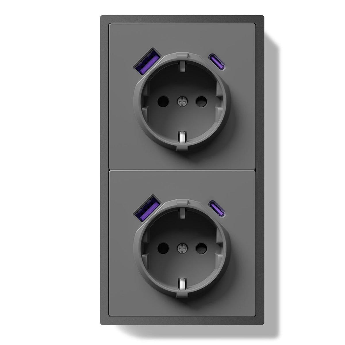 20W Eu Socket With USB&C With Clamping Technique Power Outlets & Sockets Bseedswitch