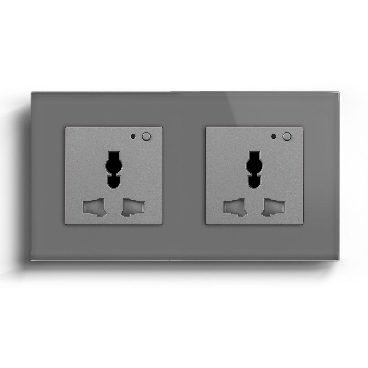 BSEED Smart WiFi Multi-Function Wall Sockets Power Outlets & Sockets Bseedswitch Grey Double