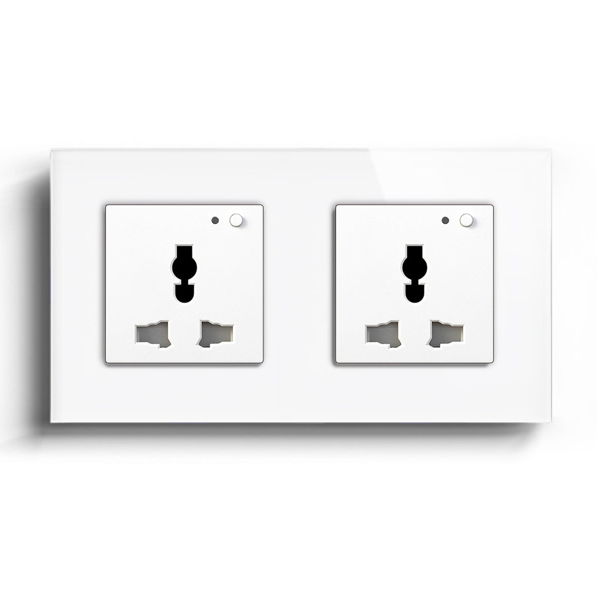 BSEED Smart WiFi Multi-Function Wall Sockets Power Outlets & Sockets Bseedswitch White Double