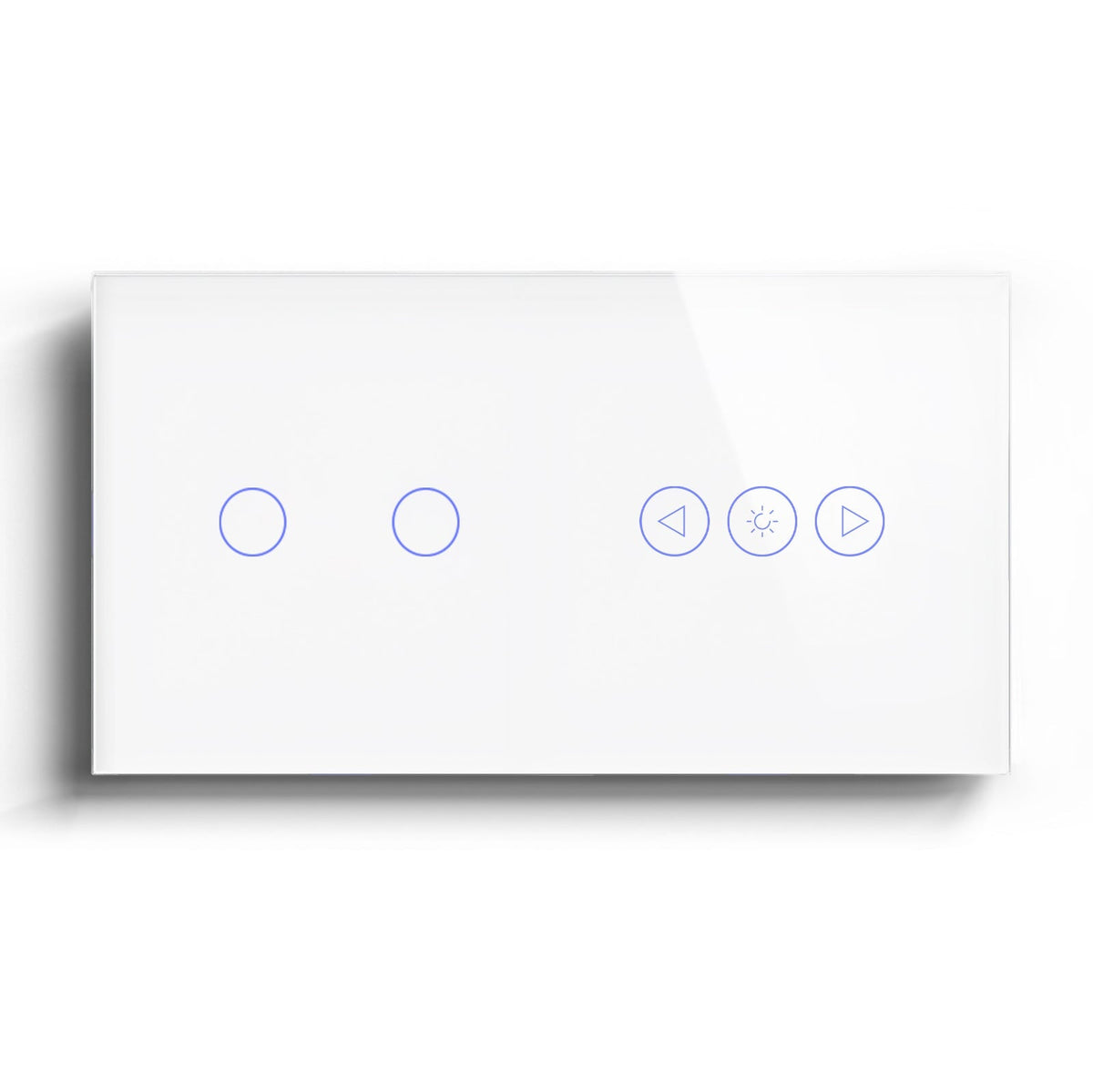 Bseed Zigbee 1/2/3 gang switch with Touch Light Dimmer Smart Switch Light Switches Bseedswitch White 2Gang