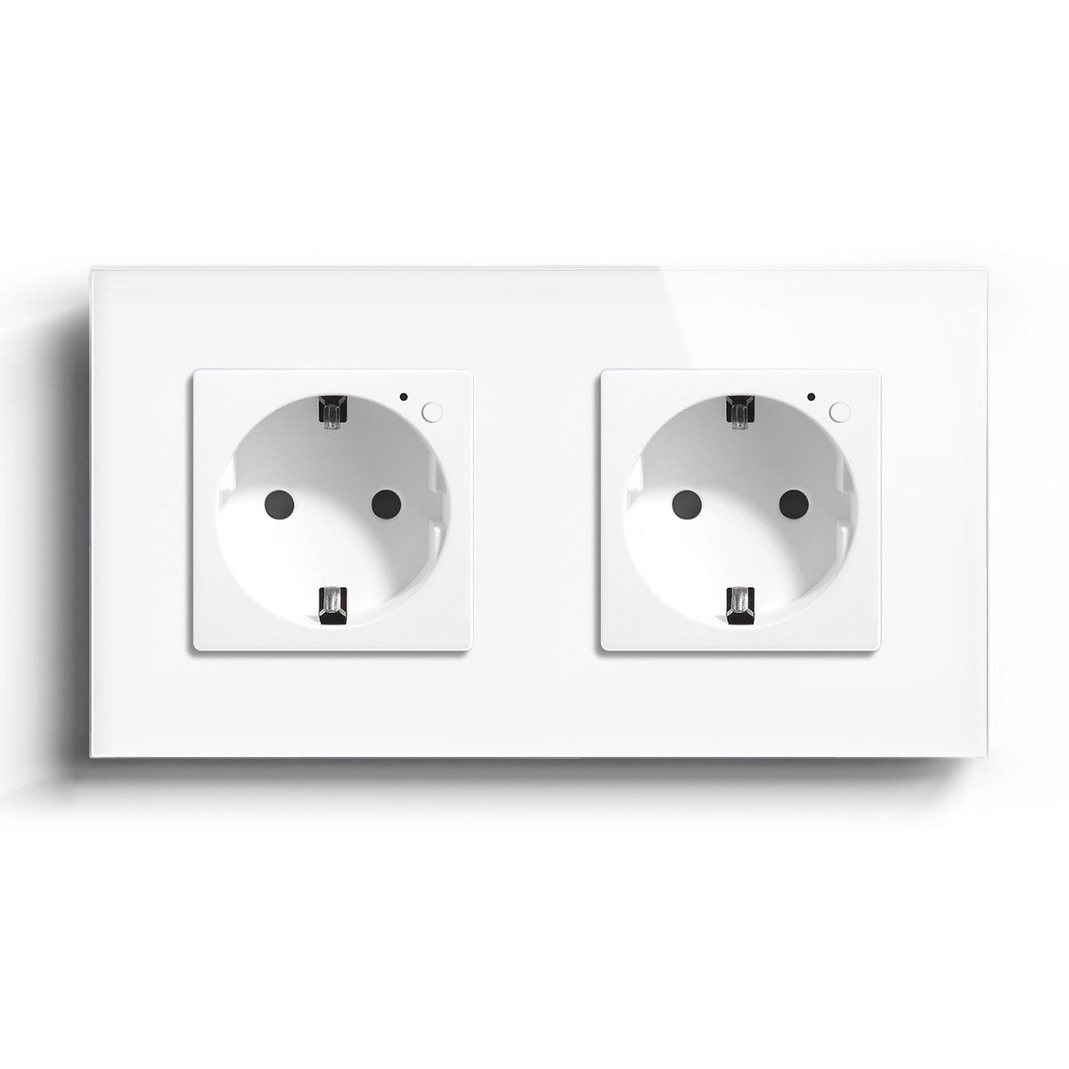 BSEED Wifi EU Wall Sockets Single Power Outlets Kids Protection Power Outlets & Sockets Bseedswitch white Double
