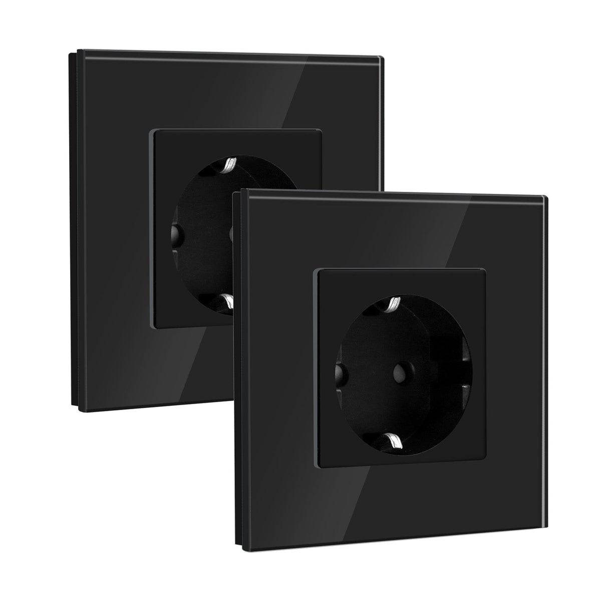 BSEED EU Wall Sockets Power Outlets Glass Panel 16A Multiple packaging Power Outlets & Sockets Bseedswitch