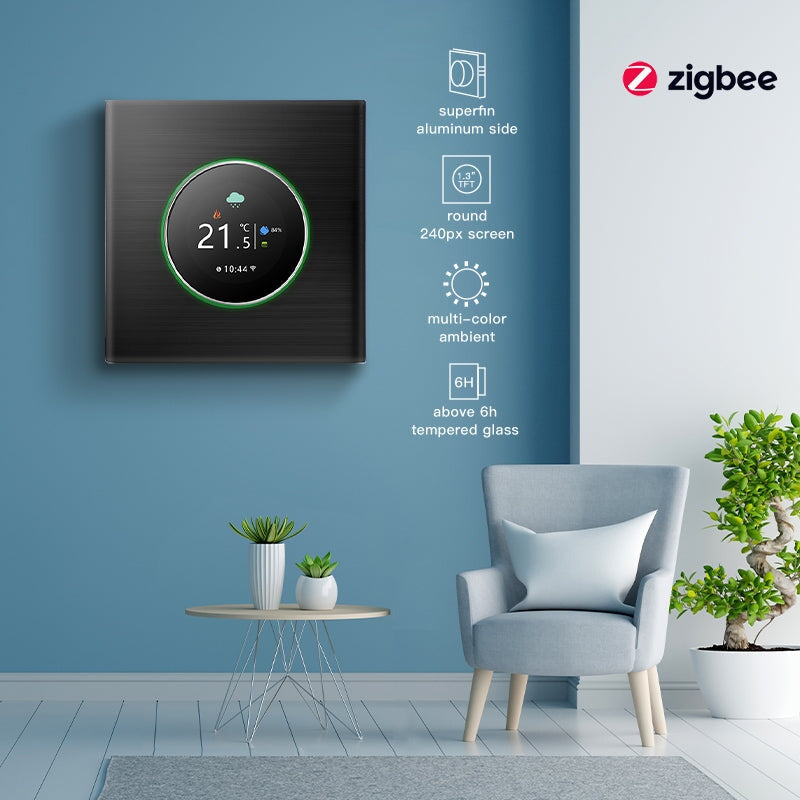 BSEED zigbee Floor Heating Room Thermostat Controller Rotary Button Thermostats Bseedswitch 