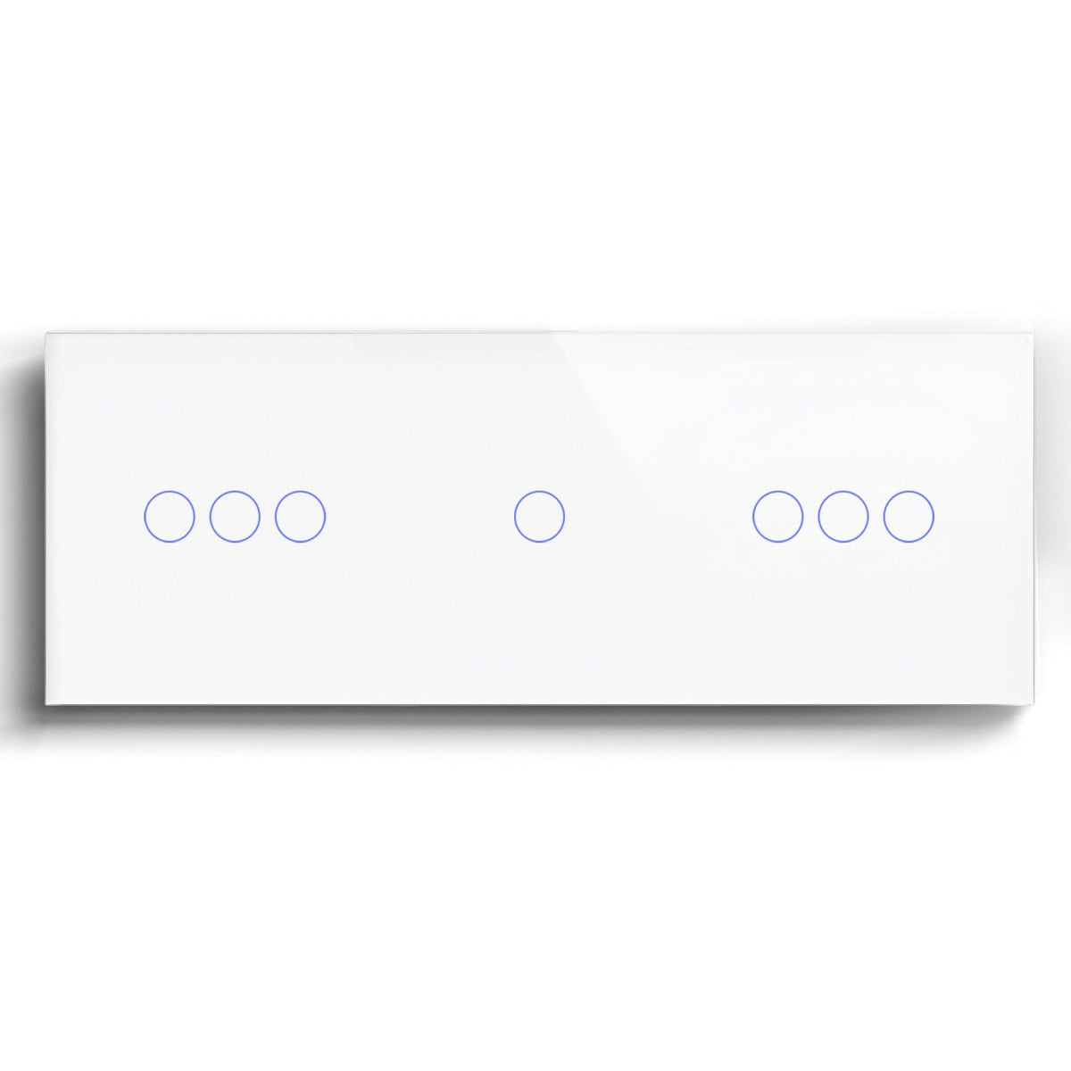 Bseed Smart Wifi Triple Light Switch (With Neutral) Light Switches Bseedswitch White 3 Gang+ 1 Gang + 3 Gang