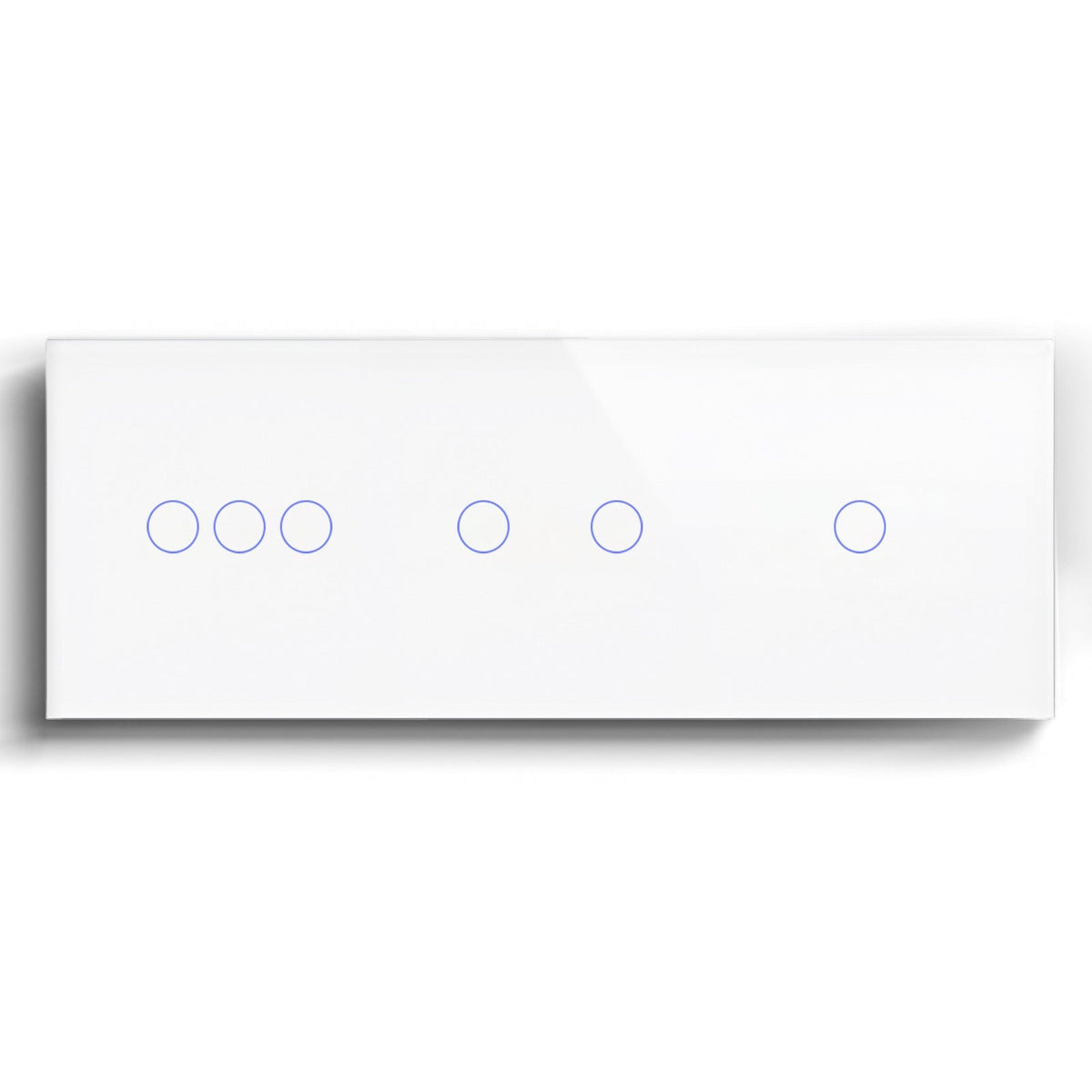 Bseed Smart Wifi Triple Light Switch (With Neutral) Light Switches Bseedswitch White 3 Gang+ 2 Gang + 1 Gang