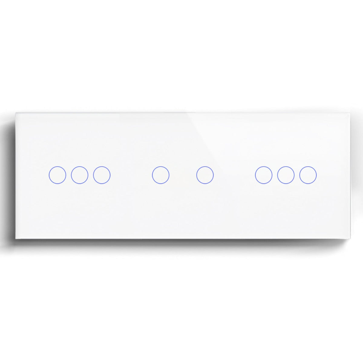 Bseed Smart Wifi Triple Light Switch (With Neutral) Light Switches Bseedswitch White 3 Gang+ 2 Gang + 3 Gang
