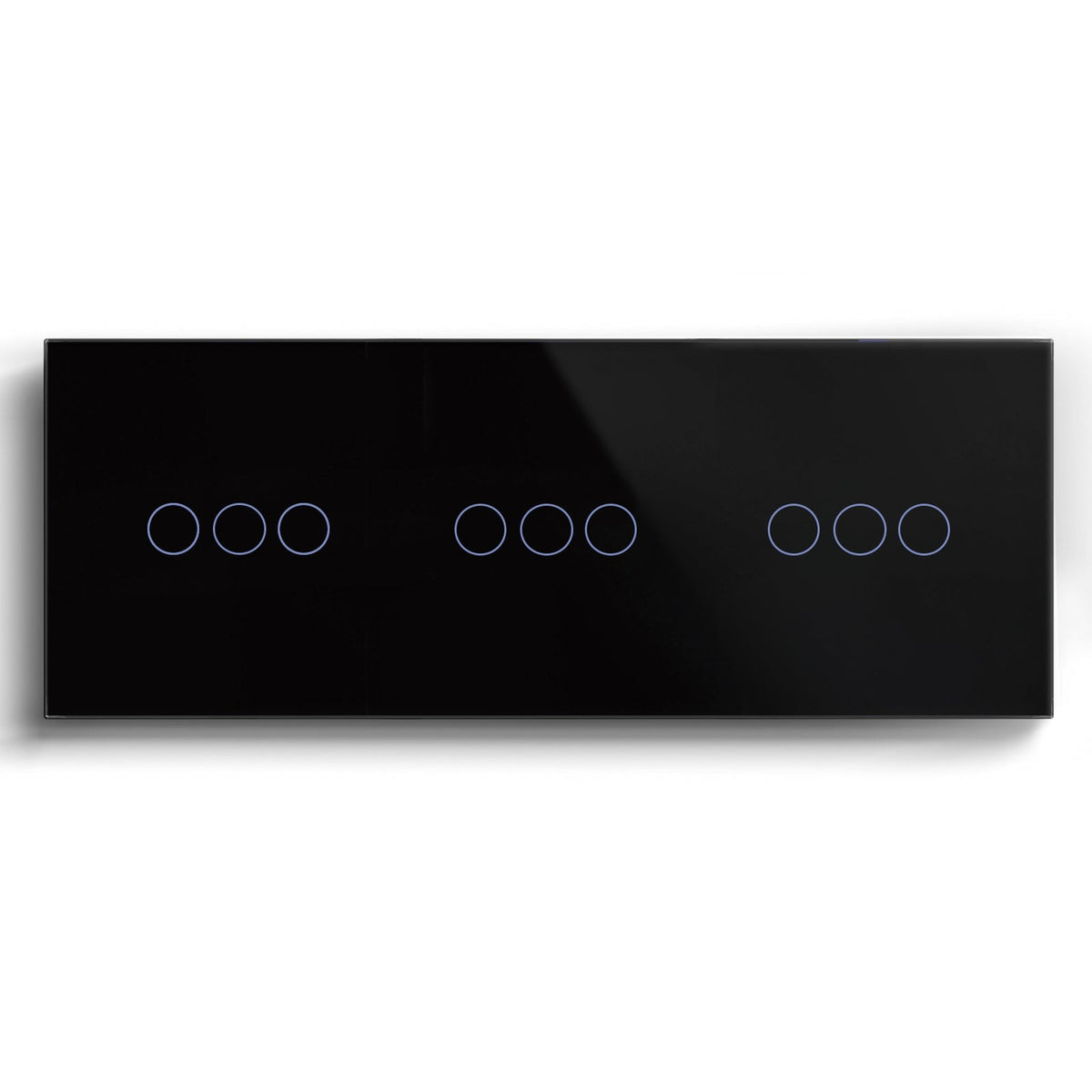 Bseed Smart Wifi Triple Light Switch (With Neutral) Light Switches Bseedswitch Black 3Gang