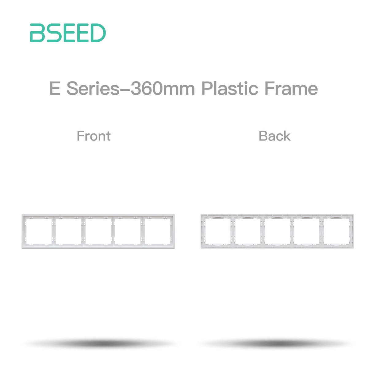 Grand Series DIY Part Customized free combinations Plastic Panels White Color Power Outlets & Sockets Bseedswitch 5 Slot Panel