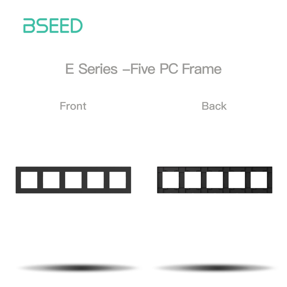 BSEED Product Customization Bseedswitch E series 5slot plastic panel