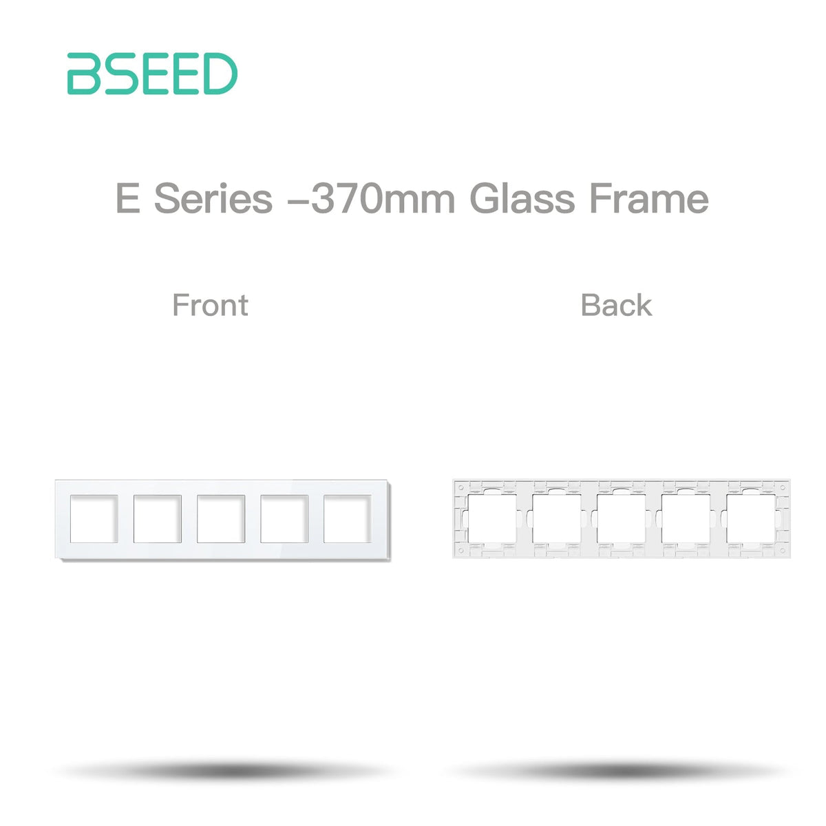 Click Series Smart Zigbee Switch Socket Insert DIY Part Customized Free Combinations White Color Crystal Glass Panel Light Switches Bseedswitch 5 Slot Panel