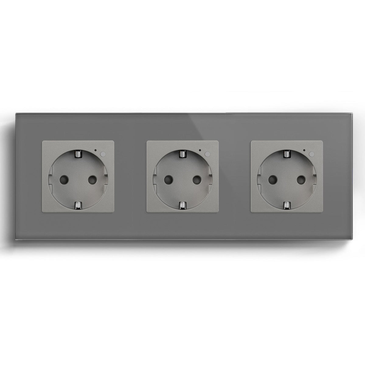BSEED Wifi EU Wall Sockets Single Power Outlets Kids Protection Power Outlets & Sockets Bseedswitch grey Triple