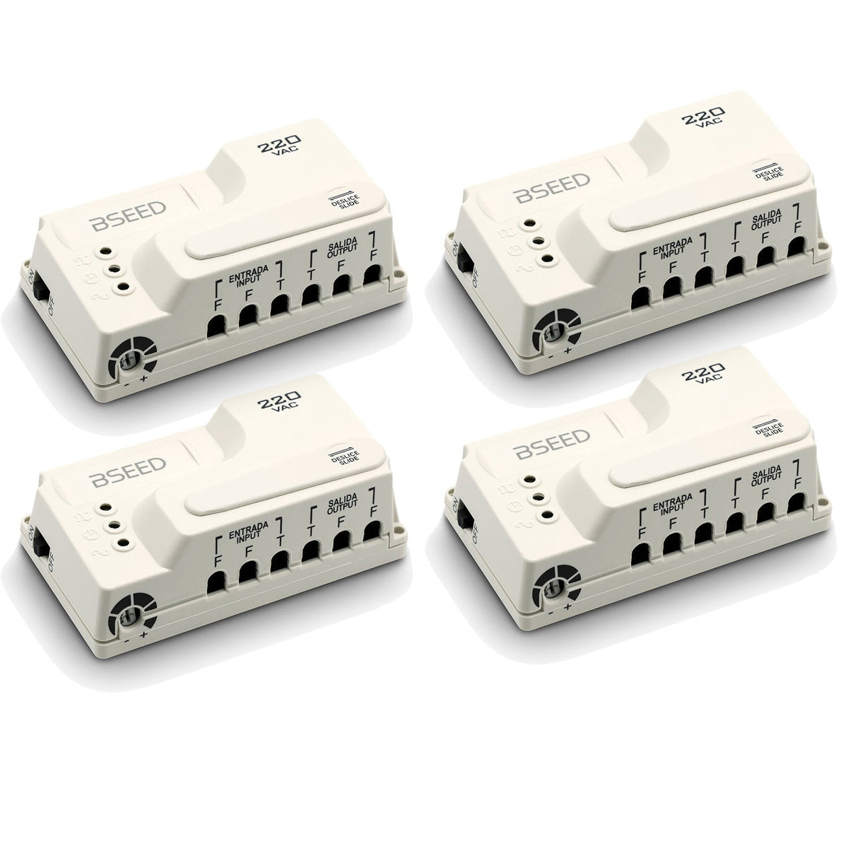 BSEED US Standard PC Series Power Protector Socket Voltage 50 Hz-60 Hz 220V Wall Socket Cable Protector Voltage Transformers & Regulators Bseedswitch 4 Pcs/Pack