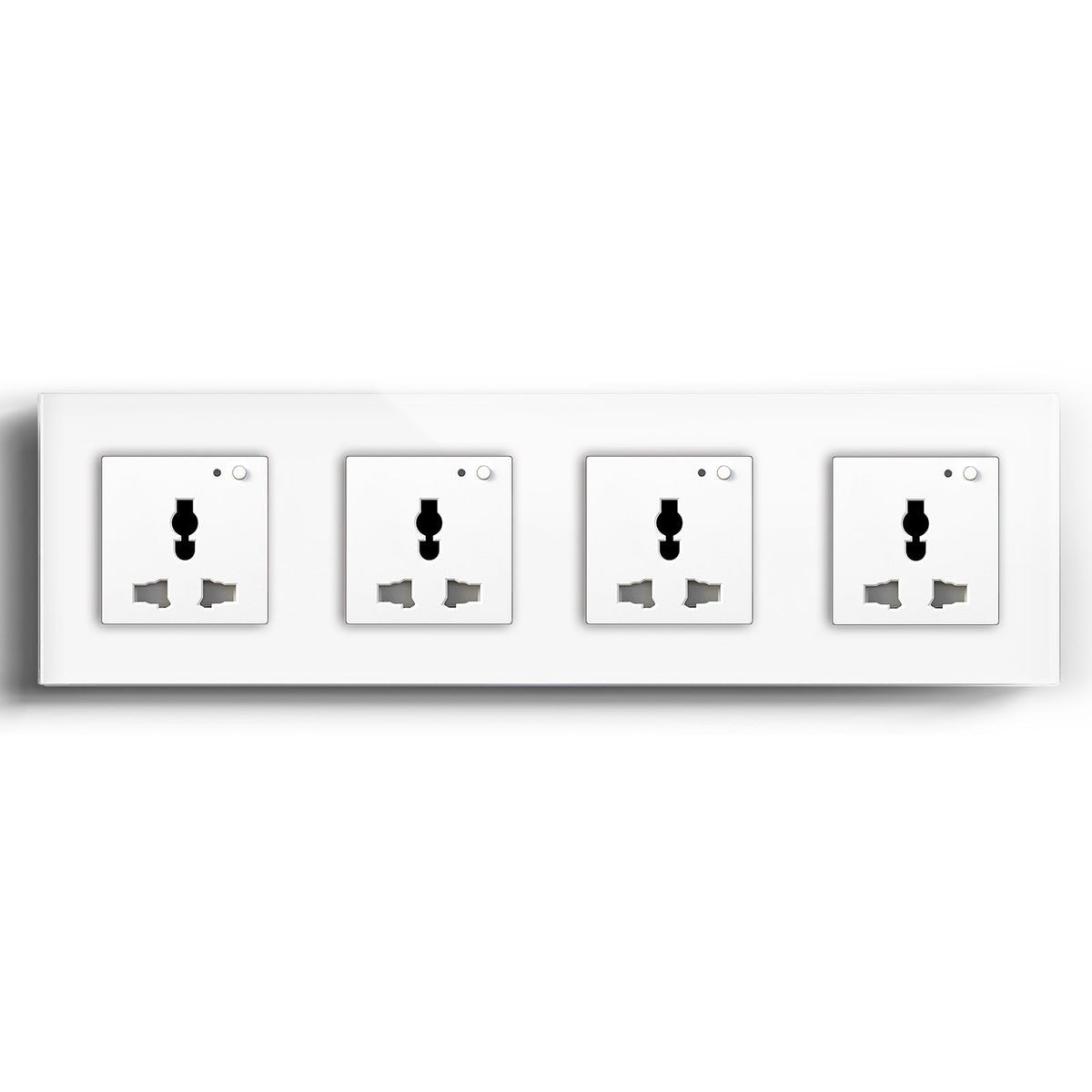 BSEED Smart WiFi Multi-Function Wall Sockets Power Outlets & Sockets Bseedswitch White Quadruple