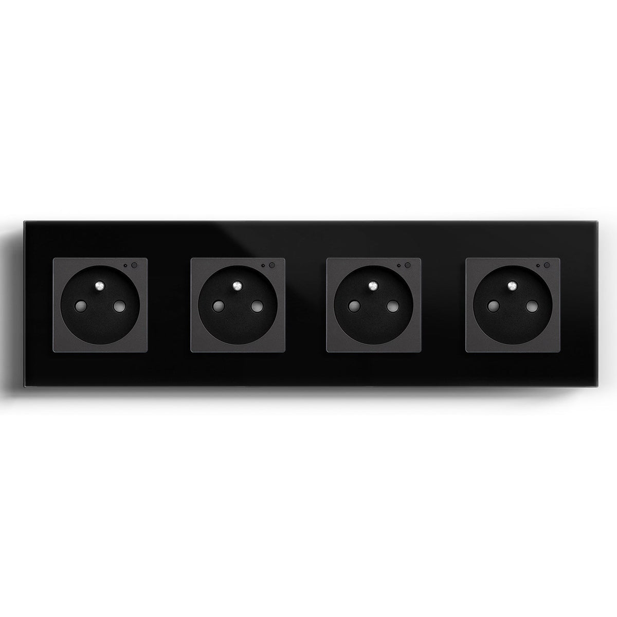 Bseed Wifi FR Standard Socket Wall Socket Power Outlets & Sockets Bseedswitch Black Quadruple