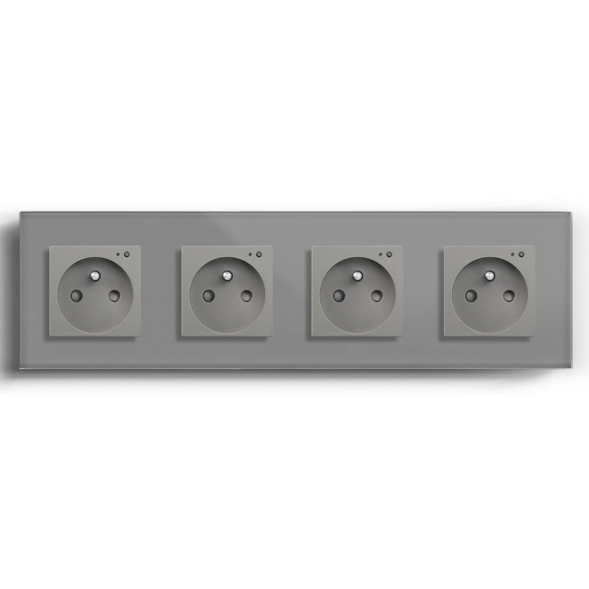 Bseed Wifi FR Standard Socket Wall Socket Power Outlets & Sockets Bseedswitch Grey Quadruple
