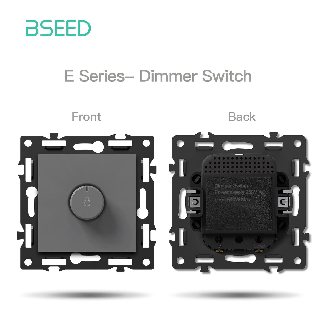 Echo Click Smart zigbee Switch Socket Insert DIY Part Customized Free Combinations Grey Color Crystal Glass Panel Light Switches Bseedswitch Dimmer Switch