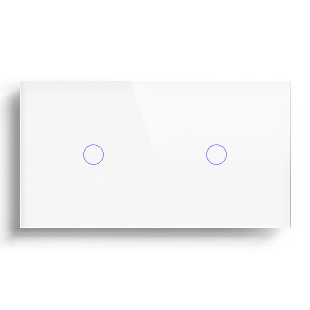Bseed WiFi Light Switch 1/2/3 Way Double Smart WiFi Touch Switch 157mm Without Icon Light Switches Bseedswitch
