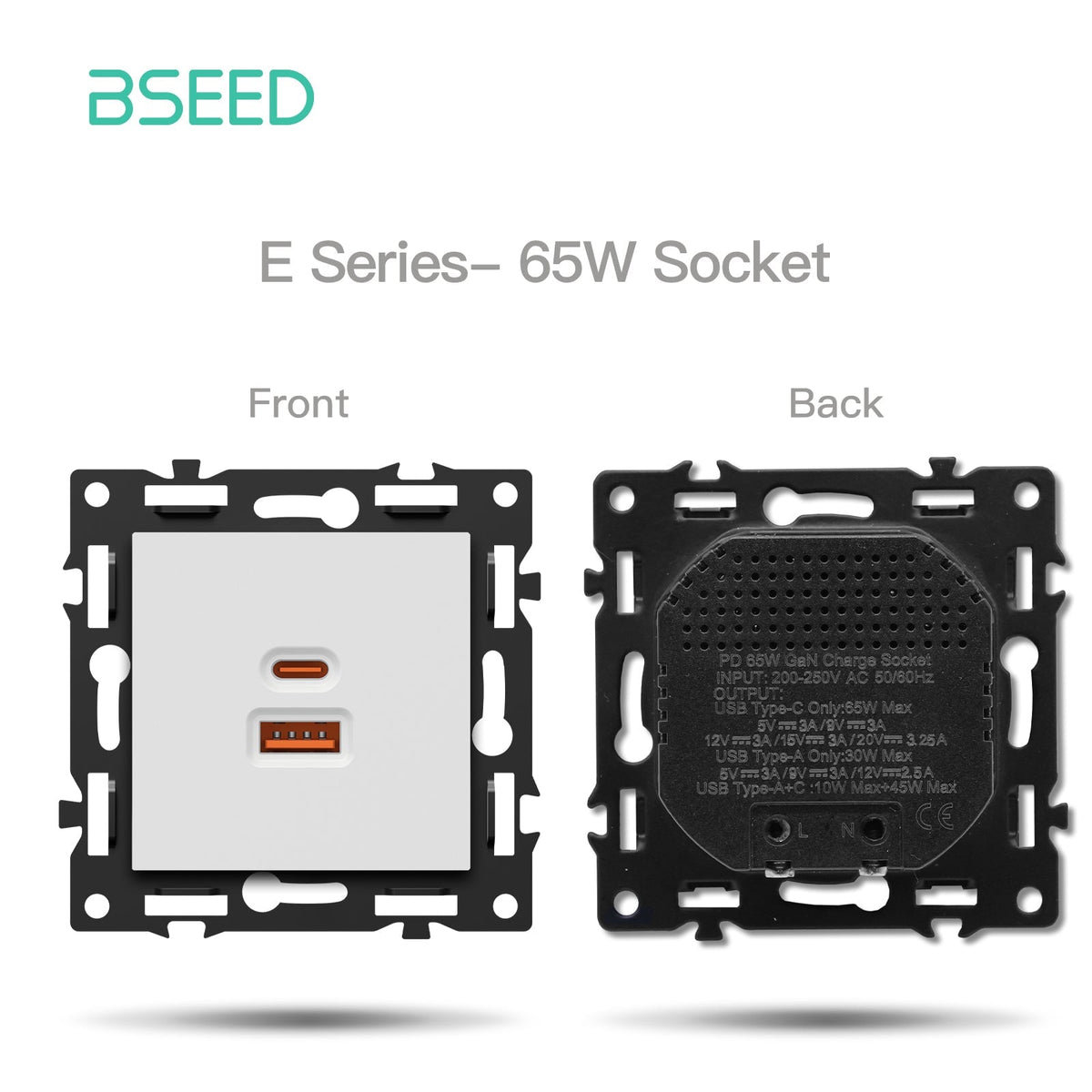 Serie Click DIY Parte Combinaciones Inteligentes Enchufe Interruptor Wifi Panel de Cristal Blanco Interruptores de Luz Bseedswitch